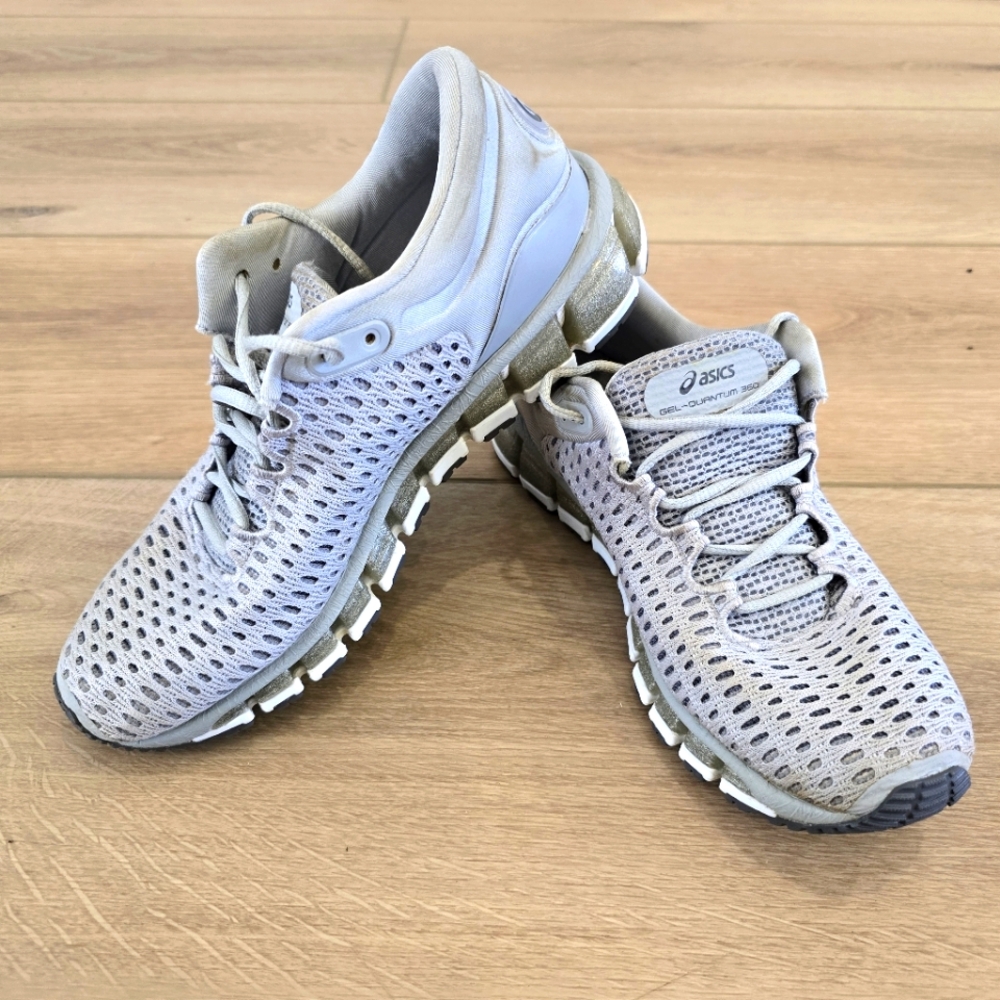 ASICS Gel Quantum 360 Shoes Grey Women's 7.5 Athletic Sneakers Run Walk Travel
